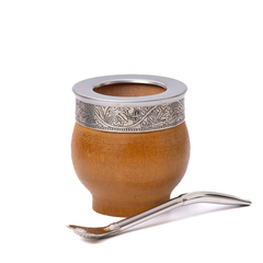 Mate Imperial Algarrobo Premium + Bombilla + Limpiador en internet