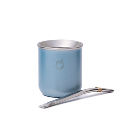Maghi Mate Acero - Sky + Bombilla + Limpiador