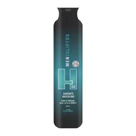 SABONETE ÍNTIMO MASCULINO MENTALIPTOS ICE 210ML HOT FLOWERS