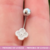 Piercing de Umbigo Trevo Cravejado Clover