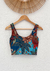 Cropped lana estampado - loja online