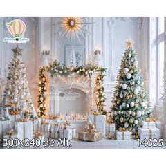 FUNDO FOTOGRÁFICO EM MALHA NATAL 2025 REF. 14625 - Lucimar Santos Fundos Fotográficos