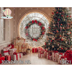 FUNDO FOTOGRÁFICO EM MALHA NATAL 2025 REF. 14629 na internet