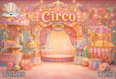 FUNDO FOTOGRÁFICO EM MALHA CIRCO REF. 17253