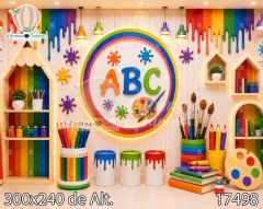 FUNDO FOTOGRÁFICO EM MALHA ABC REF. 17461 na internet