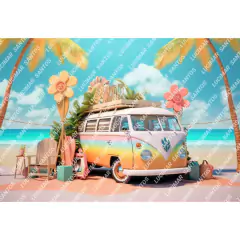 FUNDO FOTOGRÁFICO EM MALHA PRAIA REF. 10037 - comprar online