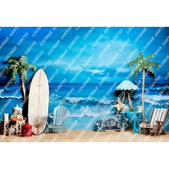 FUNDO FOTOGRÁFICO EM MALHA PRAIA REF. 10045 - comprar online