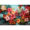 FUNDO FOTOGRÁFICO EM MALHA FLORAL REF. 10123