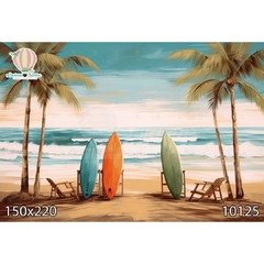 FUNDO FOTOGRÁFICO EM MALHA PRAIA REF. 10125