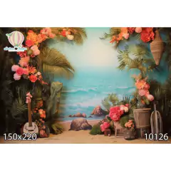FUNDO FOTOGRÁFICO EM MALHA VERÃO REF. 10126