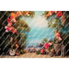 FUNDO FOTOGRÁFICO EM MALHA VERÃO REF. 10126 - comprar online