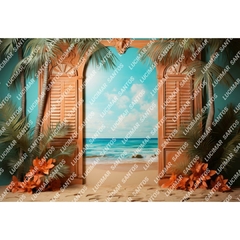 FUNDO FOTOGRÁFICO EM MALHA PRAIA REF. 10127 - comprar online