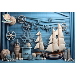 FUNDO FOTOGRÁFICO EM MALHA MARINHEIRO REF. 10136