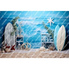 FUNDO FOTOGRÁFICO EM MALHA PRAIA REF. 10138 - comprar online