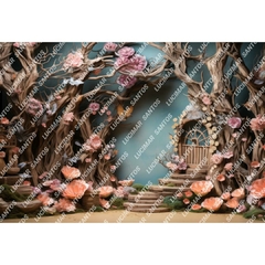 FUNDO FOTOGRÁFICO EM MALHA JARDIM REF. 10187 - comprar online