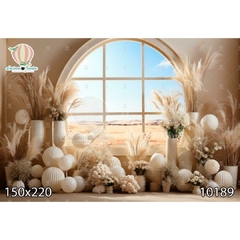 FUNDO FOTOGRÁFICO EM MALHA BOHO REF. 10189