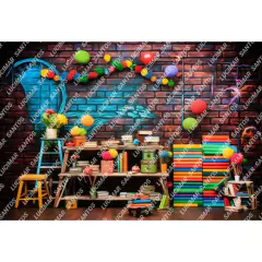 FUNDO FOTOGRÁFICO EM MALHA INFANTIL REF. 10216 - comprar online