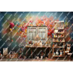 FUNDO FOTOGRÁFICO EM MALHA PINTURA REF. 10225 - comprar online