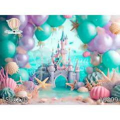 FUNDO FOTOGRÁFICO EM MALHA FUNDO DO MAR REF. 10399