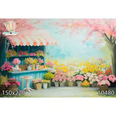 FUNDO FOTOGRÁFICO EM MALHA JARDIM REF. 10480