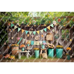 FUNDO FOTOGRÁFICO EM MALHA JUNINO REF. 10792 - comprar online
