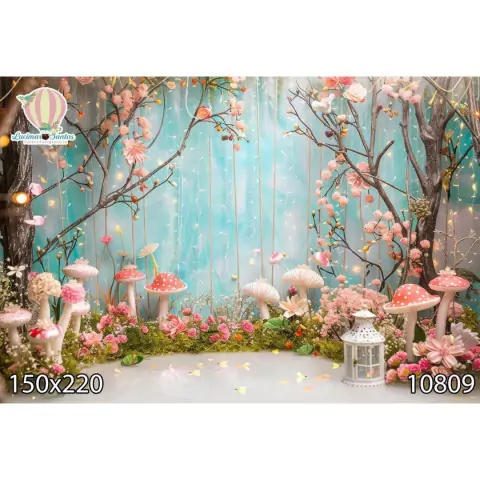 FUNDO FOTOGRÁFICO EM MALHA JARDIM REF. 10809