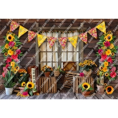FUNDO FOTOGRÁFICO EM MALHA JUNINO REF. 10925 - comprar online