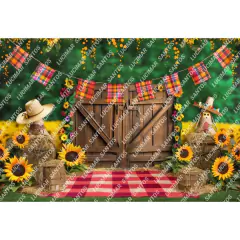 FUNDO FOTOGRÁFICO EM MALHA JUNINO REF. 10927 - comprar online
