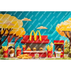 FUNDO FOTOGRÁFICO EM MALHA INFANTIL REF. 11013 - comprar online