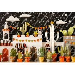 FUNDO FOTOGRÁFICO EM MALHA JUNINO REF. 11141 - comprar online