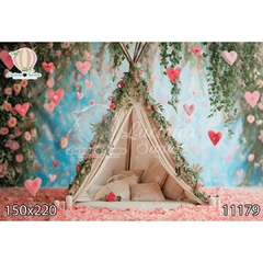 FUNDO FOTOGRÁFICO EM MALHA MENINA REF. 11179