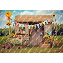 FUNDO FOTOGRÁFICO EM MALHA JUNINO REF. 11180 - comprar online
