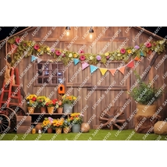 FUNDO FOTOGRÁFICO EM MALHA JUNINO REF. 11183 - comprar online