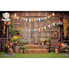 FUNDO FOTOGRÁFICO EM MALHA JUNINO REF. 11184