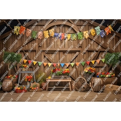 FUNDO FOTOGRÁFICO EM MALHA JUNINO REF. 11185 - comprar online