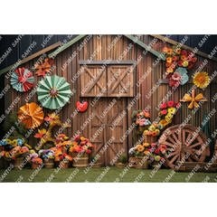 FUNDO FOTOGRÁFICO EM MALHA JUNINO REF. 11186 - comprar online