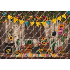 FUNDO FOTOGRÁFICO EM MALHA JUNINO REF. 11187 - comprar online