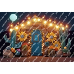FUNDO FOTOGRÁFICO EM MALHA JUNINO REF. 11197 - comprar online