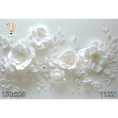 FUNDO FOTOGRÁFICO EM MALHA FLORAL REF. 11221