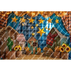 FUNDO FOTOGRÁFICO EM MALHA JUNINO REF. 11285 - comprar online