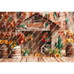 FUNDO FOTOGRÁFICO EM MALHA JUNINO REF. 11286 - comprar online