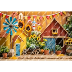 FUNDO FOTOGRÁFICO EM MALHA JUNINO REF. 11327 - comprar online