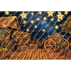 FUNDO FOTOGRÁFICO EM MALHA JUNINO REF. 11328 - comprar online