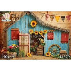 FUNDO FOTOGRÁFICO EM MALHA JUNINO REF. 11329