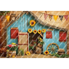 FUNDO FOTOGRÁFICO EM MALHA JUNINO REF. 11329 - comprar online