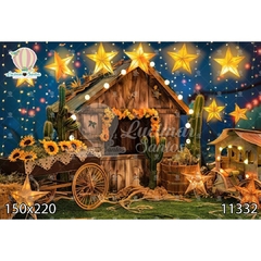FUNDO FOTOGRÁFICO EM MALHA JUNINO REF. 11332