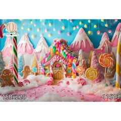 FUNDO FOTOGRÁFICO EM MALHA DOCES REF. 11513