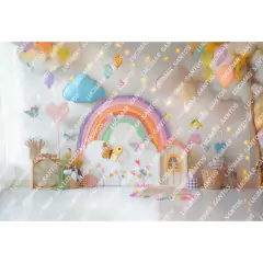 FUNDO FOTOGRÁFICO EM MALHA INFANTIL REF. 11698 - comprar online