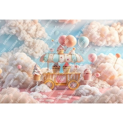 FUNDO FOTOGRÁFICO EM MALHA DOCES REF. 11852 - comprar online