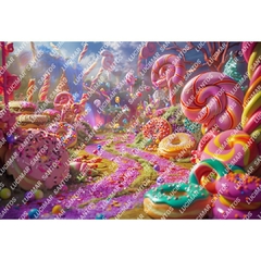 FUNDO FOTOGRÁFICO EM MALHA DOCES REF. 11855 - comprar online